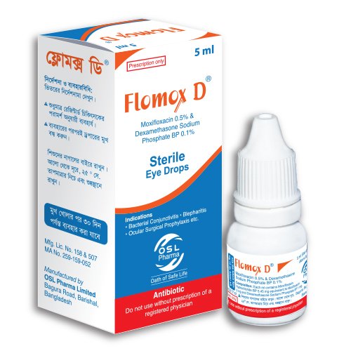 Flomox D 5 ml Eye Drops